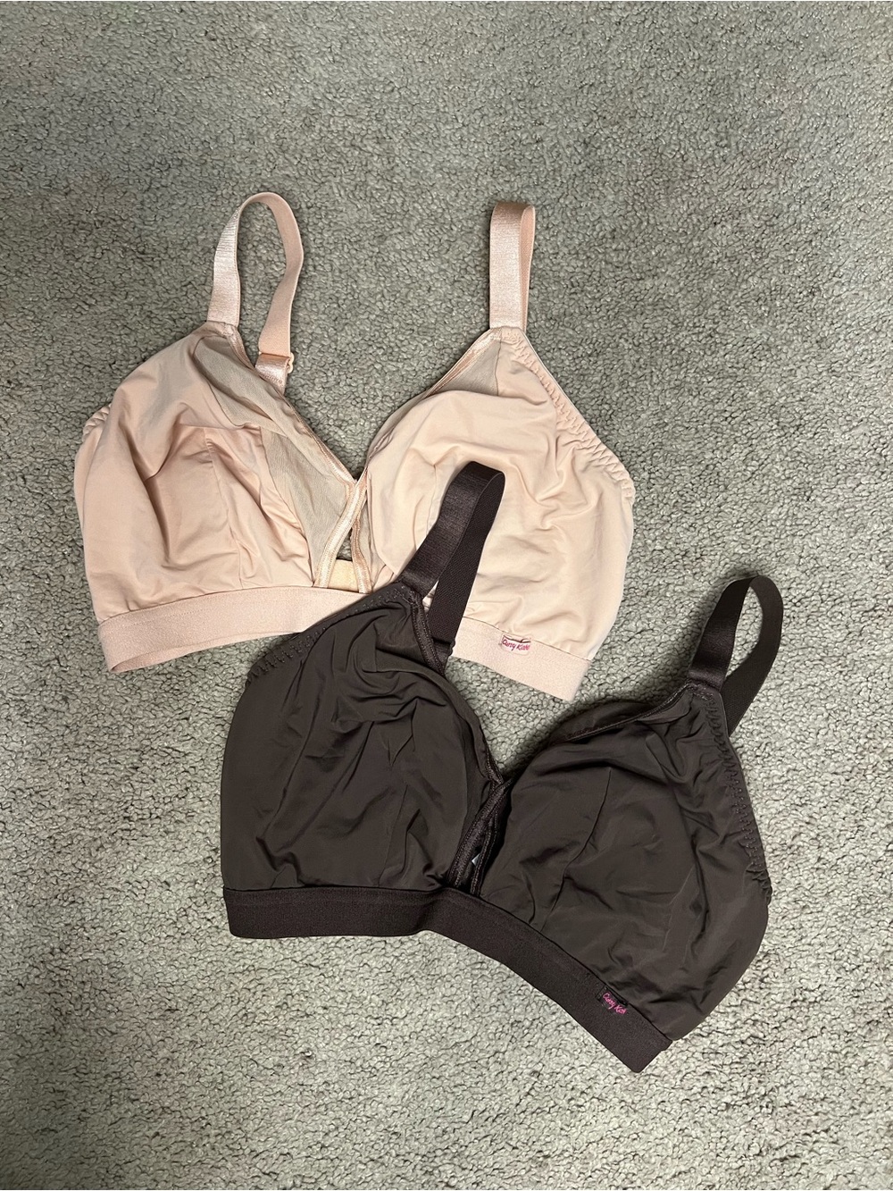 Wireless Soft-Cup Bralette - Blush and Chocolate